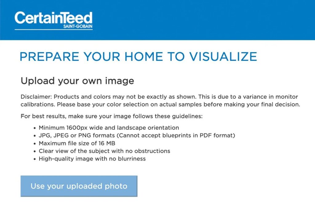 Power Construction Certainteed Visulizer Tool